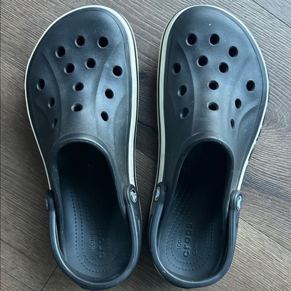 CROCS Classic Black Clogs ! Size 10